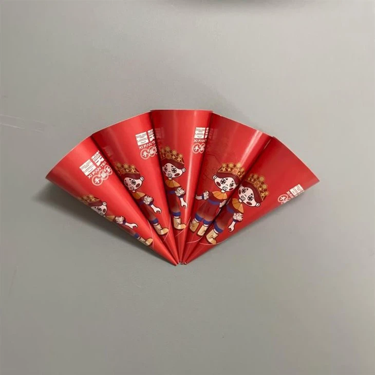 Custom Ice Cream Waffle Paper Packaging Cone Sleeves